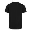 Balfour 200 g/m² kortärmad v-ringad unisex-T-shirt av ekologiskt OCS-material Svart | 3XL
