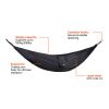 Nordic Drift GRS Trail outdoor Hammock svart | Inget reklamtryck | Inte tillgängligt | Inte tillgängligt
