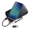 Nordic Drift Everest USB-C 60W snabbladdningskabel karbinhak svart