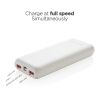 Urban Vitamin Pasadena 20.000 mAh 18W PD powerbank vit | Inget reklamtryck | Inte tillgängligt | Inte tillgängligt