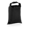 Snackstrap AWARE™ RPET vikbar lunchväska 30x20CM svart | Inget reklamtryck | Inte tillgängligt | Inte tillgängligt