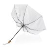 21" Impact AWARE™ RPET 190T auto open/close paraply m. bambu vit | Inget reklamtryck | Inte tillgängligt | Inte tillgängligt