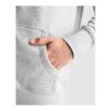 Montblanc unisex hoodie med hellång dragkedja Röd | M