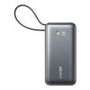 Anker Nano powerbank 30W, inbyggd USB-C kabel svart