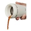 Topl To Go-glas i återvunnet stål Patenterat 360-lock 235 ml brun