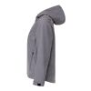 Iqoniq Makalu soft shell damjacka i återvunnen polyester vulkanmelerad grå | L