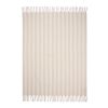 VINGA Lioro GRS wool blend pläd beige