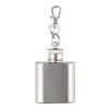 Stainless steel hip flask Julia Silver | Inget reklamtryck | Inte tillgängligt | Inte tillgängligt
