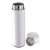 Stainless steel double-walled flask 425 ml Mary Silver | Inget reklamtryck | Inte tillgängligt | Inte tillgängligt