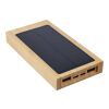 Bamboo solar power bank Elz Brun | Inget reklamtryck | Inte tillgängligt | Inte tillgängligt