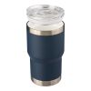 Recycled stainless steel double-walled travel mug (350 ml) Ayen Blå | Inget reklamtryck | Inte tillgängligt | Inte tillgängligt