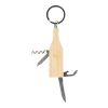 Bamboo multitool keychain Inaya Brun | Inget reklamtryck