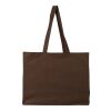 Oeko-Tex® cotton (180 gsm) shopping bag Malina Svart | Inget reklamtryck