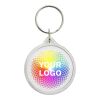 Nyckelring Rund Transparent | Inget reklamtryck | Inte tillgängligt | Inte tillgängligt