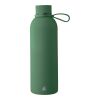 Recycled stainless steel double-walled drinking bottle (500 ml) Sena Grå | Inget reklamtryck | Inte tillgängligt | Inte tillgängligt