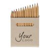 Wooden pencil set Devin Grå | Inget reklamtryck | Inte tillgängligt | Inte tillgängligt
