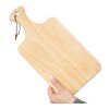 Cutting board Daxton | Recycled pinewood | With handle Brun