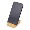 Phone holder Nyla | Recycled wood Brun