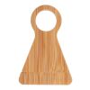 Wine bottle holder Vincio | Recycled bamboo Brun
