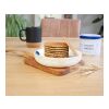 Åtta traditionella holländska waffels färgglad