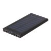 Solcellsladdare i ABS och aluminium 8000 mAh Svart