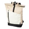 rPET (600D) roll-top backpack Marlene beige