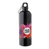 Recycled stainless steel single walled bottle (750 ml) Emeric Svart