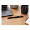 Recycled aluminium rubberized ballpen Formentera Guld