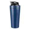 Recycled stainless steel single-walled drinking bottle (750 ml) Orla Koboltblå