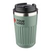Recycled stainless steel travel mug (400 ml) Chiara Grå