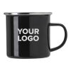 Enamel drinking mug (350 ml) Vit | Inget reklamtryck | Inte tillgängligt | Inte tillgängligt