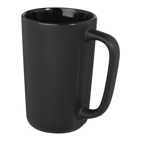 Perk 480 ml keramikmugg Standard | Svart | Inte tillgängligt | Inget reklamtryck | Inte tillgängligt | Inte tillgängligt