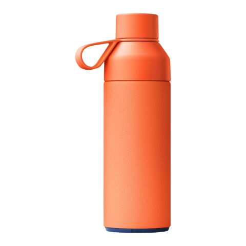 Ocean Bottle 500 ml vakuumisolerad vattenflaska Standard | Sun Orange | Gravyr | runt | 50 mm x 130 mm