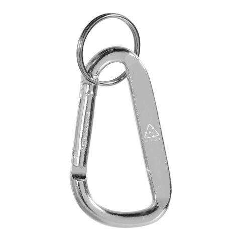 Timor karbinhake med nyckelring av RCS-återvunnen aluminium Silver