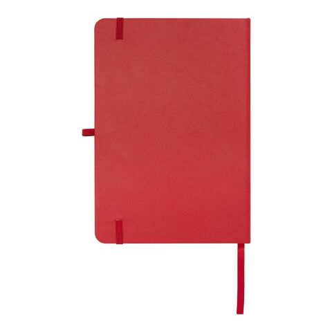 Teak A5 inbunden anteckningsbok och linjerade sidor av återvunnet material Standard | Röd | Inget reklamtryck | Inte tillgängligt | Inte tillgängligt