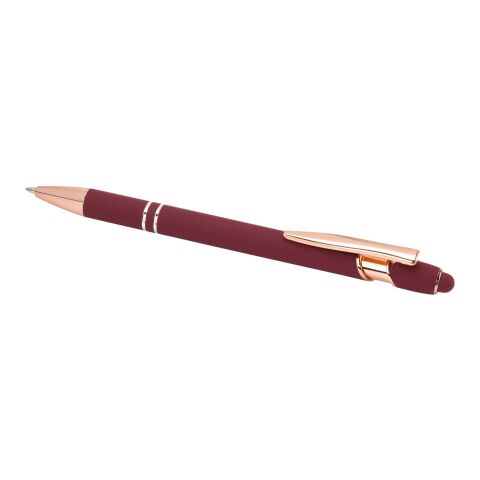 Nanna kulspetspenna med finish i roséguld (svart bläck) Standard | Vinröd | Inget reklamtryck | Inte tillgängligt | Inte tillgängligt