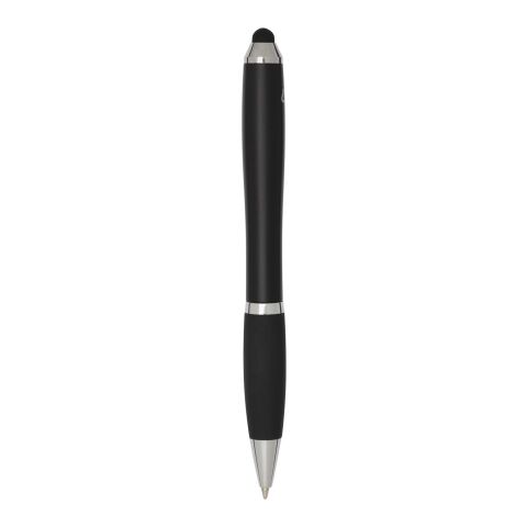 Nash kulspetspenna med stylus av RCS-certifierad återvunnen plast, färgad pennkropp och svart grepp (svart bläck) Svart