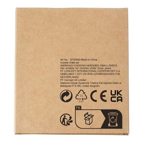 4-delars set med kritor Standard | Natur | Inget reklamtryck | Inte tillgängligt | Inte tillgängligt | Inte tillgängligt