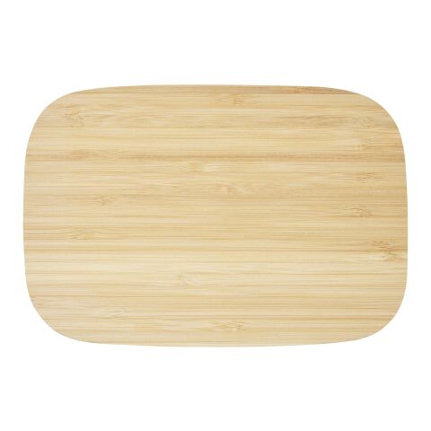 Tite lunchlåda i rostfritt stål med bambulock Standard | Natur-Silver | Inget reklamtryck | Inte tillgängligt | Inte tillgängligt