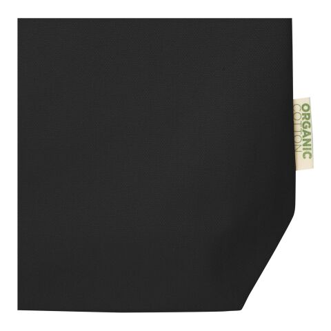 Odisha 180 g/m² tygväska av ekologiskt OCS-material med bred botten, 11 l  Svart