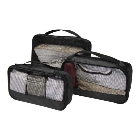 Jet GRS-återvunna packkuber – 3-pack Svart / Blå