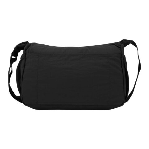 Calli 13" axelväska för laptop i GRS-återvunnen nylon Svart / Blå