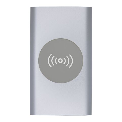 Juice 4 000 mAh trådlös powerbank Standard | Silver | Inget reklamtryck | Inte tillgängligt | Inte tillgängligt