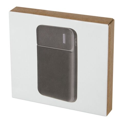 Loop 5 000 mAh powerbank i återvunnen plast Standard | svart | Inget reklamtryck | Inte tillgängligt | Inte tillgängligt