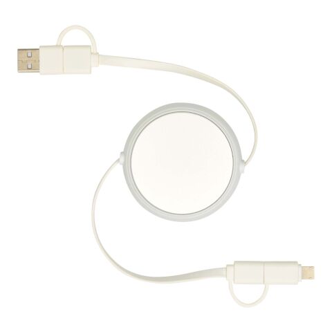 Alasia 5-i-1 100 cm utdragbar datasynkroniserings- och 45 W snabbladdningskabel av återvunnen plast och aluminium Standard | Silver | Inget reklamtryck | Inte tillgängligt | Inte tillgängligt