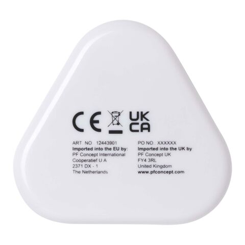 Rebel öronsnäckor med förvaringsfodral av återvunnen plast Standard | Vit | Inget reklamtryck | Inte tillgängligt | Inte tillgängligt