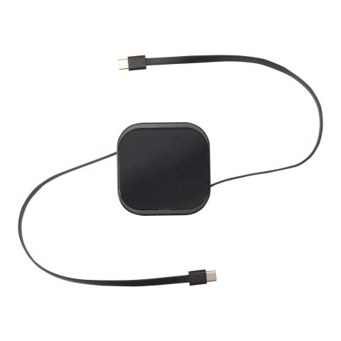 Gloas 5-i-1 utdragbar datasynkroniseringskabel och 100 W snabbladdningskabel av återvunnet material med verktygssats för smartphone Standard | Svart | Inget reklamtryck | Inte tillgängligt | Inte tillgängligt