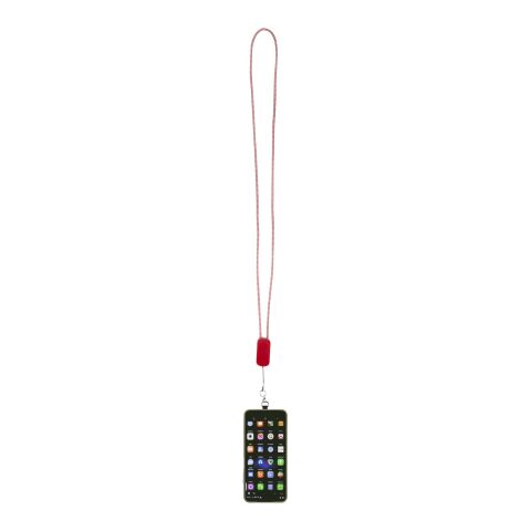Anser logoband för smartphone av återvunnen plast med inbyggd 5-i-1-kabel på 27 W Röd