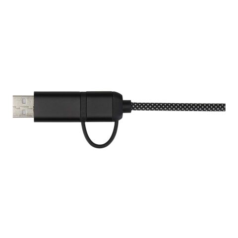 SMART 65 W 100 cm magnetisk 5-i-1-laddningskabel i RCS-återvunna material Svart / Blå