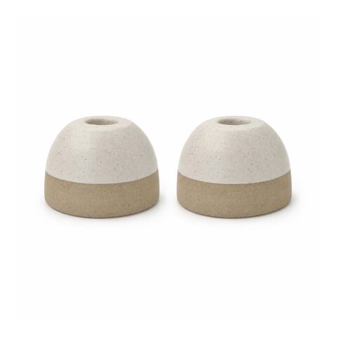 Originalhome ReClay set med ljusstakar vit